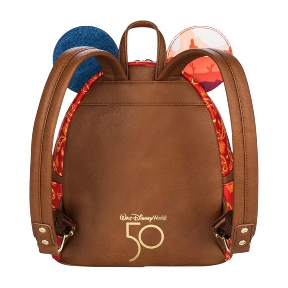 Disney Loungefly Mickey Mouse Main Attraction Thunder Mountain Railroad Backpack main image 9